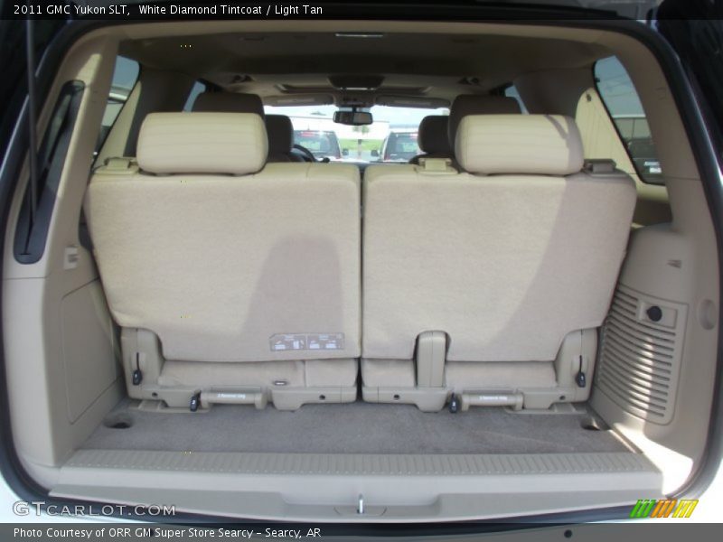 White Diamond Tintcoat / Light Tan 2011 GMC Yukon SLT