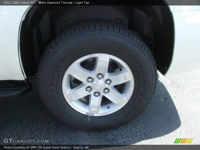 White Diamond Tintcoat / Light Tan 2011 GMC Yukon SLT