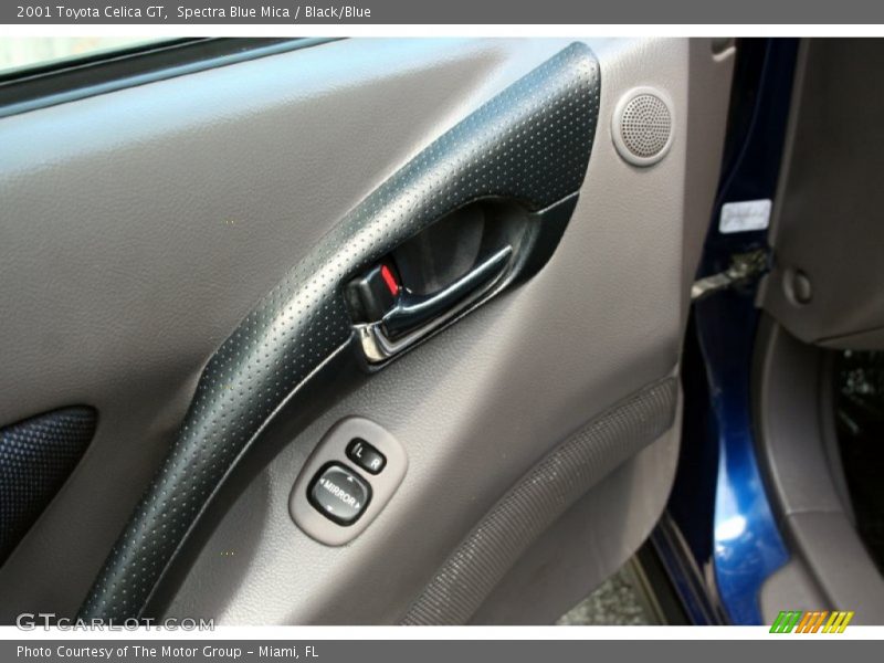 Spectra Blue Mica / Black/Blue 2001 Toyota Celica GT
