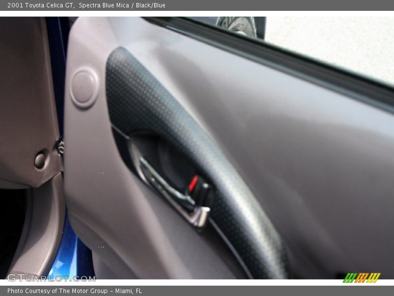 Spectra Blue Mica / Black/Blue 2001 Toyota Celica GT