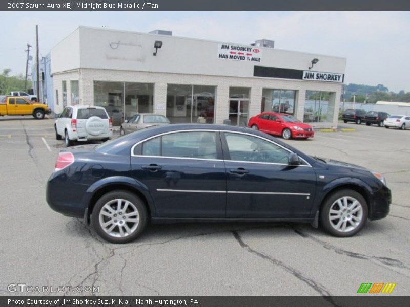 Midnight Blue Metallic / Tan 2007 Saturn Aura XE