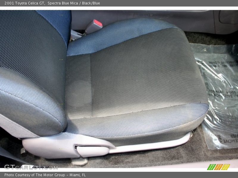 Spectra Blue Mica / Black/Blue 2001 Toyota Celica GT