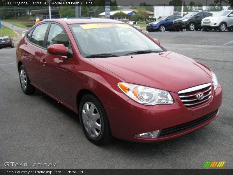 Apple Red Pearl / Beige 2010 Hyundai Elantra GLS