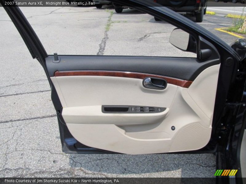 Midnight Blue Metallic / Tan 2007 Saturn Aura XE
