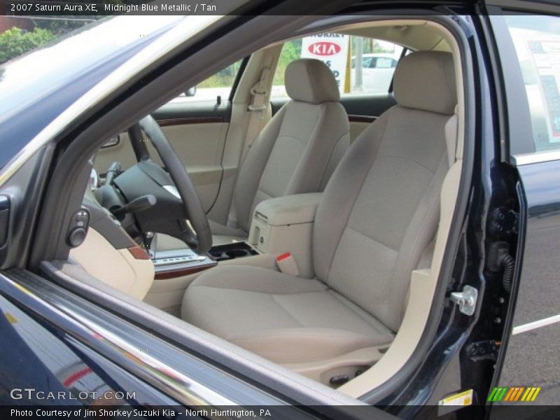 Midnight Blue Metallic / Tan 2007 Saturn Aura XE