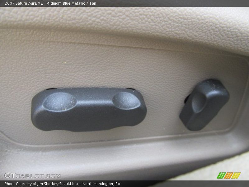 Midnight Blue Metallic / Tan 2007 Saturn Aura XE
