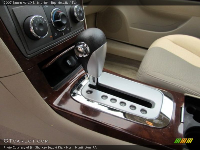 Midnight Blue Metallic / Tan 2007 Saturn Aura XE