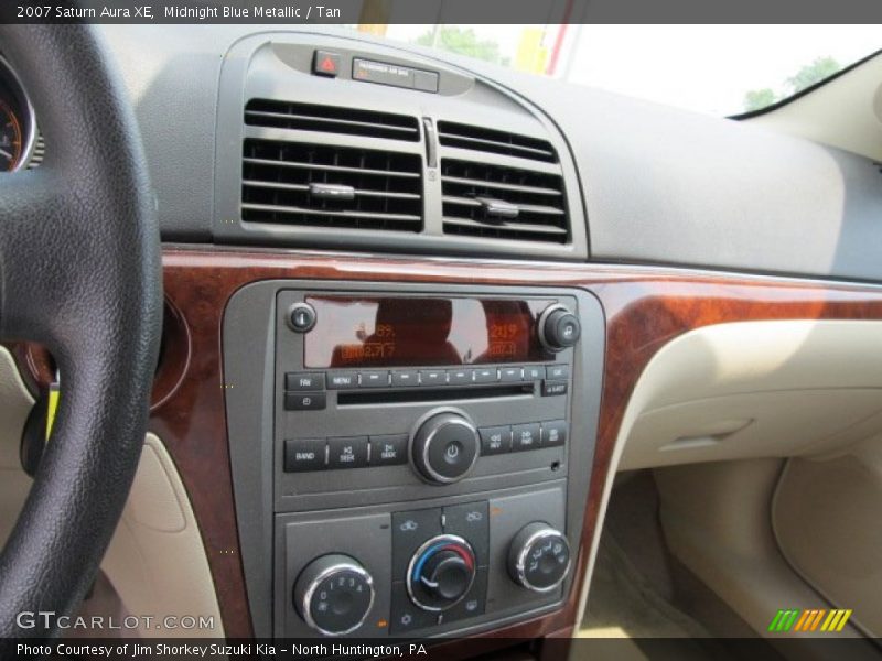 Midnight Blue Metallic / Tan 2007 Saturn Aura XE