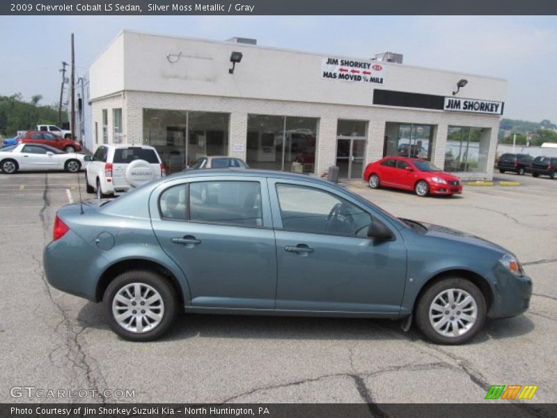 Silver Moss Metallic / Gray 2009 Chevrolet Cobalt LS Sedan