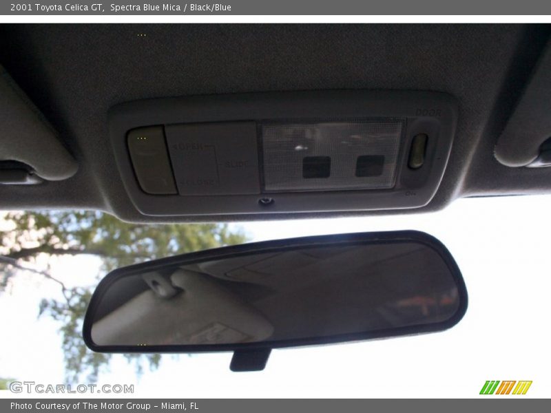 Spectra Blue Mica / Black/Blue 2001 Toyota Celica GT