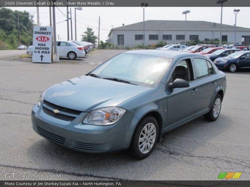 Silver Moss Metallic / Gray 2009 Chevrolet Cobalt LS Sedan