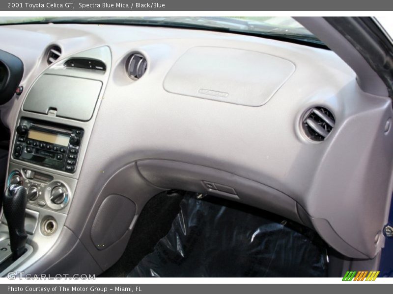 Spectra Blue Mica / Black/Blue 2001 Toyota Celica GT