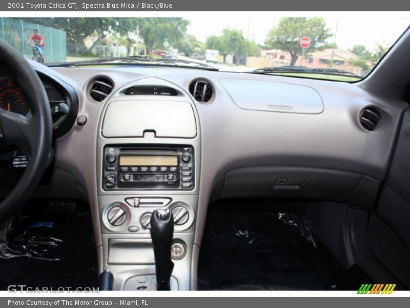 Spectra Blue Mica / Black/Blue 2001 Toyota Celica GT