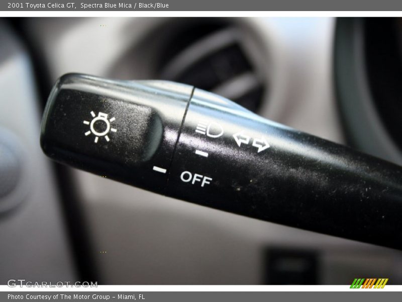 Controls of 2001 Celica GT