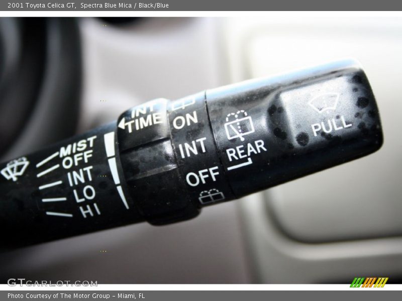 Controls of 2001 Celica GT