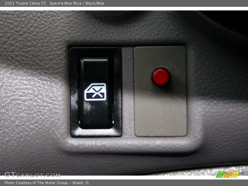 Spectra Blue Mica / Black/Blue 2001 Toyota Celica GT