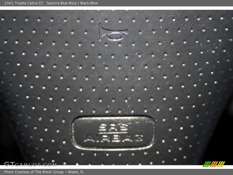 Spectra Blue Mica / Black/Blue 2001 Toyota Celica GT