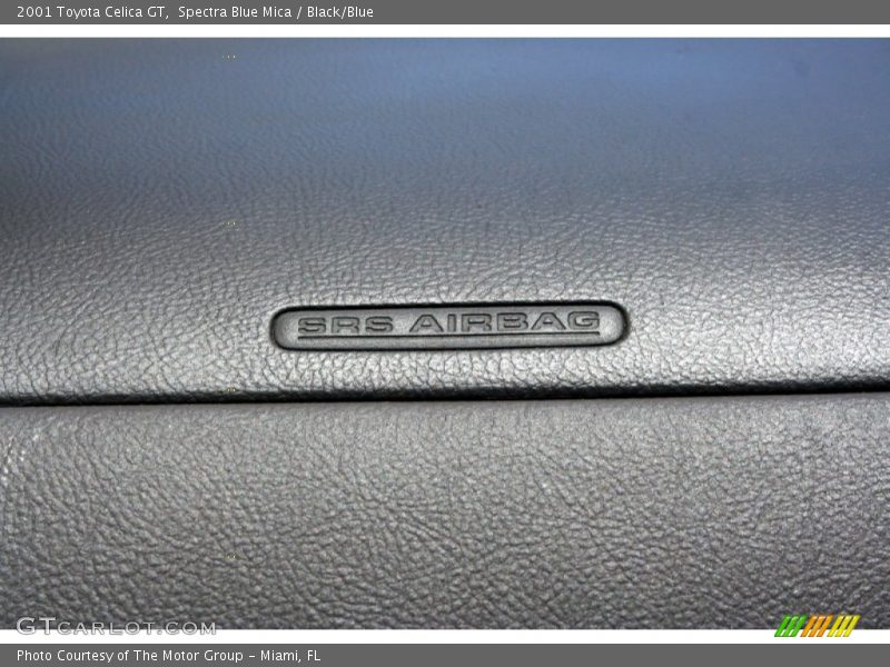 Spectra Blue Mica / Black/Blue 2001 Toyota Celica GT
