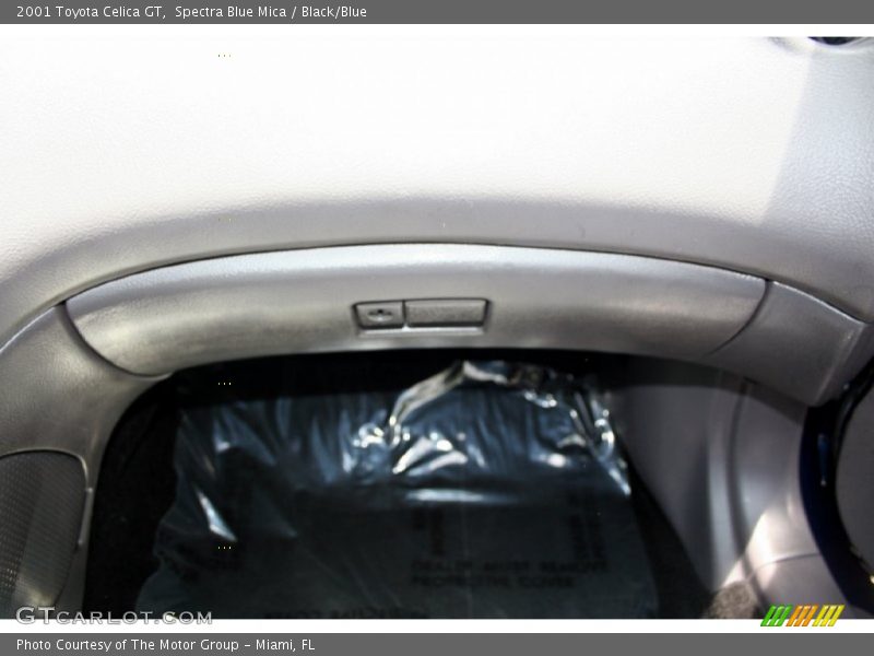 Spectra Blue Mica / Black/Blue 2001 Toyota Celica GT