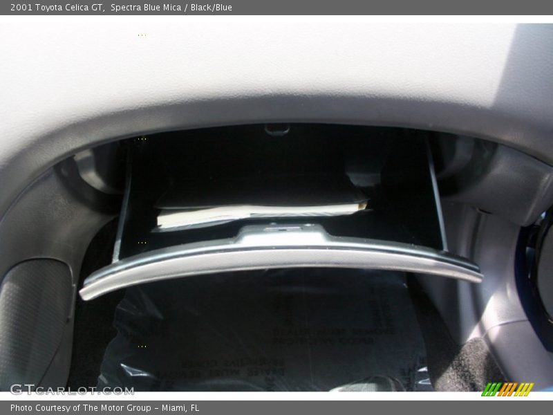 Spectra Blue Mica / Black/Blue 2001 Toyota Celica GT