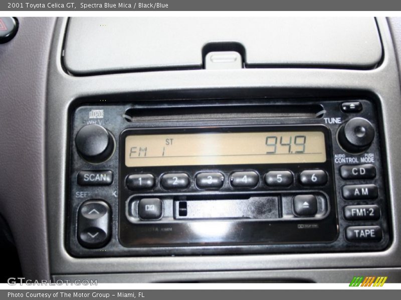 Controls of 2001 Celica GT