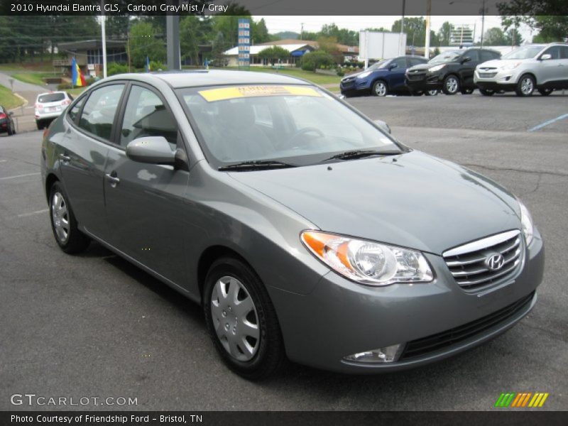 Carbon Gray Mist / Gray 2010 Hyundai Elantra GLS