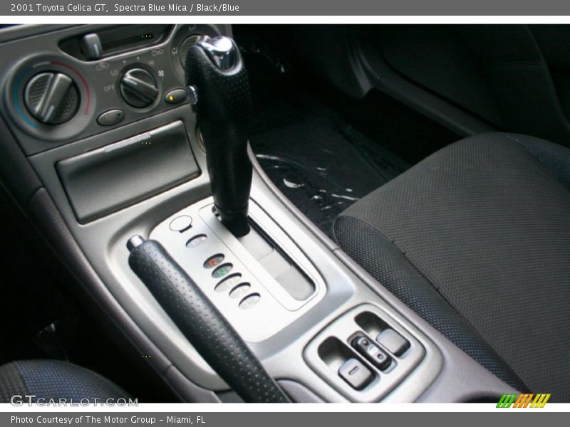 Spectra Blue Mica / Black/Blue 2001 Toyota Celica GT