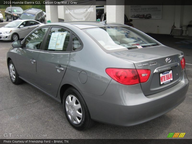 Carbon Gray Mist / Gray 2010 Hyundai Elantra GLS