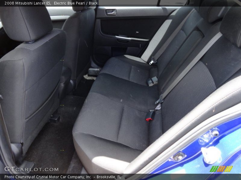 Electric Blue Pearl / Black 2008 Mitsubishi Lancer ES