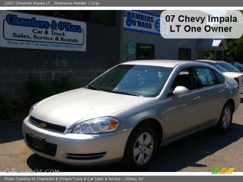 Silverstone Metallic / Gray 2007 Chevrolet Impala LT