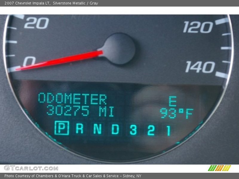 Silverstone Metallic / Gray 2007 Chevrolet Impala LT