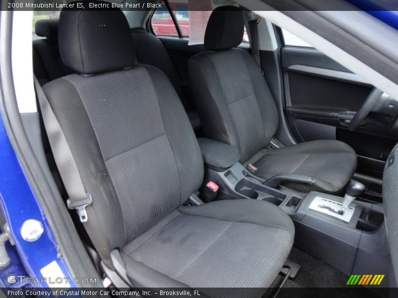 Electric Blue Pearl / Black 2008 Mitsubishi Lancer ES