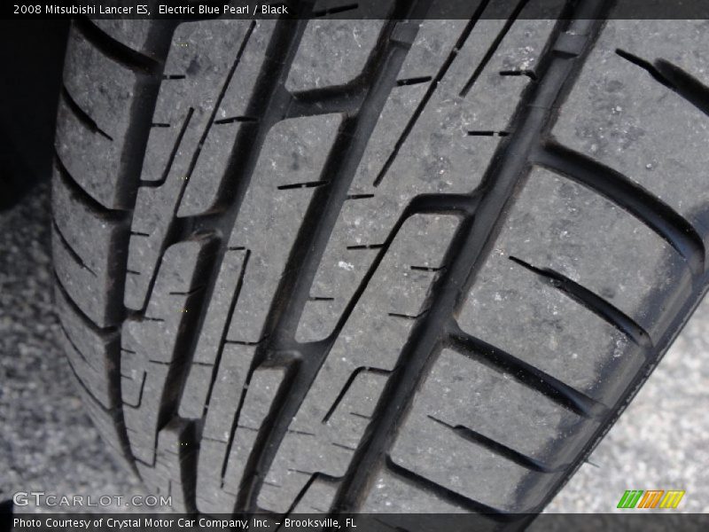 Electric Blue Pearl / Black 2008 Mitsubishi Lancer ES