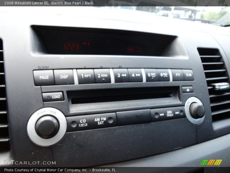 Electric Blue Pearl / Black 2008 Mitsubishi Lancer ES