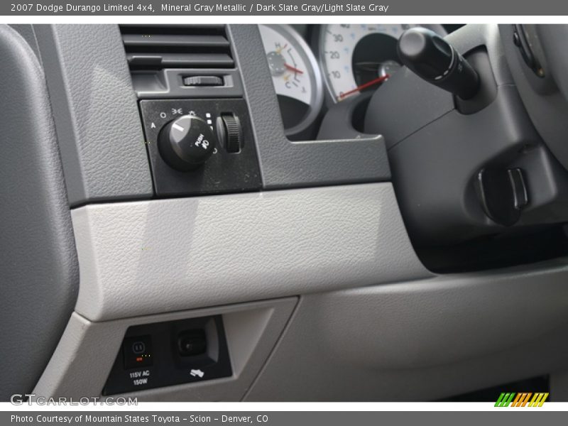 Mineral Gray Metallic / Dark Slate Gray/Light Slate Gray 2007 Dodge Durango Limited 4x4