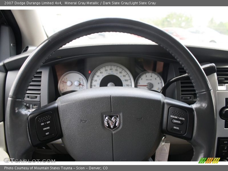 Mineral Gray Metallic / Dark Slate Gray/Light Slate Gray 2007 Dodge Durango Limited 4x4
