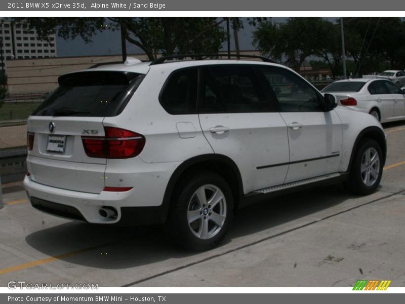 Alpine White / Sand Beige 2011 BMW X5 xDrive 35d