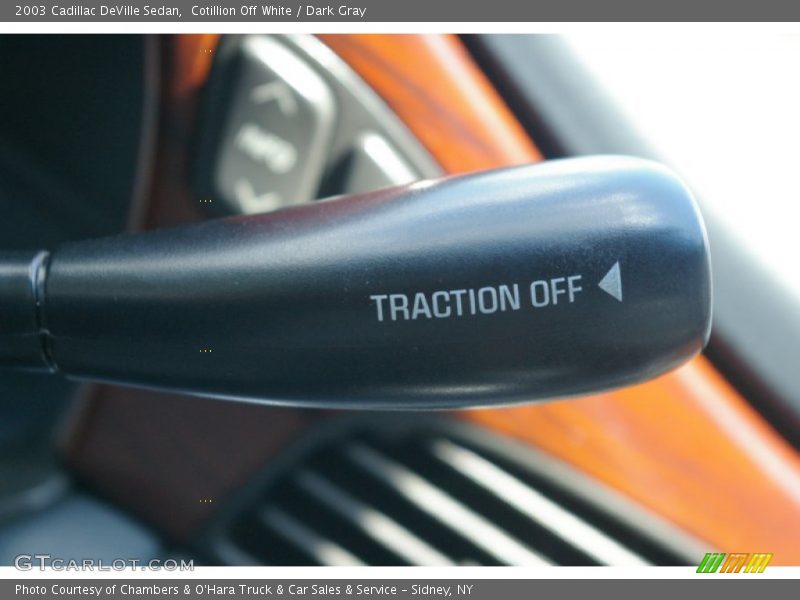 Cotillion Off White / Dark Gray 2003 Cadillac DeVille Sedan