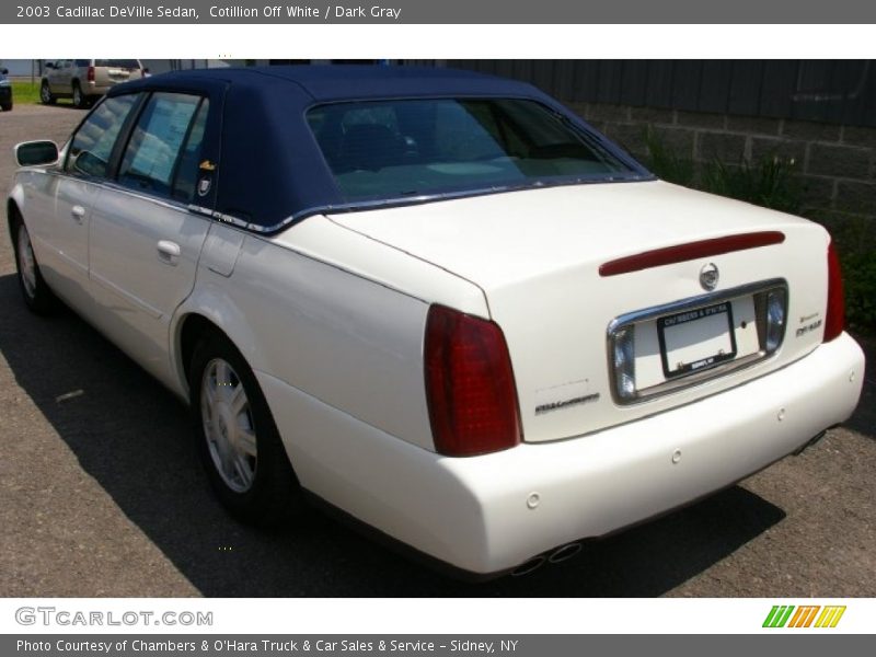 Cotillion Off White / Dark Gray 2003 Cadillac DeVille Sedan