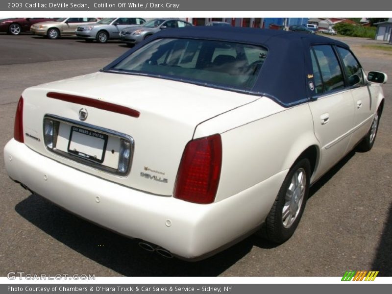 Cotillion Off White / Dark Gray 2003 Cadillac DeVille Sedan