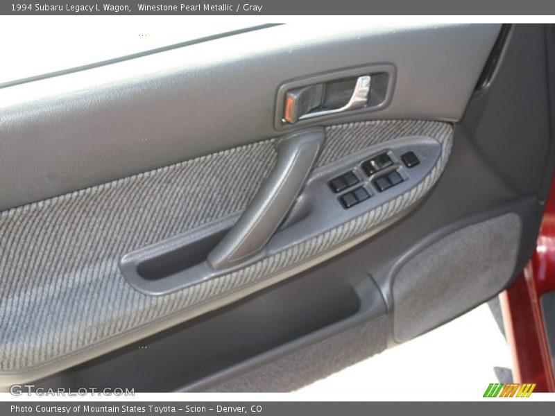 Winestone Pearl Metallic / Gray 1994 Subaru Legacy L Wagon