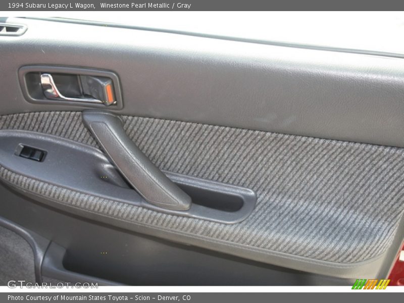 Winestone Pearl Metallic / Gray 1994 Subaru Legacy L Wagon