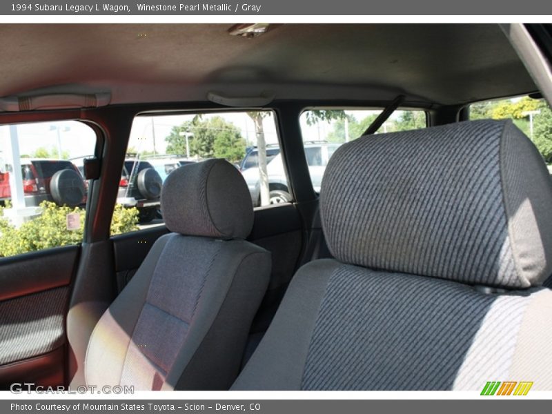 Winestone Pearl Metallic / Gray 1994 Subaru Legacy L Wagon