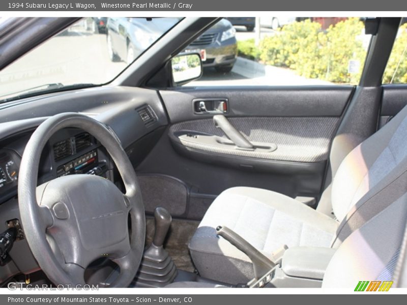 Winestone Pearl Metallic / Gray 1994 Subaru Legacy L Wagon