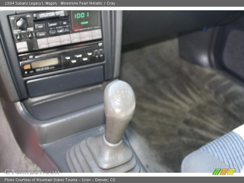 Winestone Pearl Metallic / Gray 1994 Subaru Legacy L Wagon