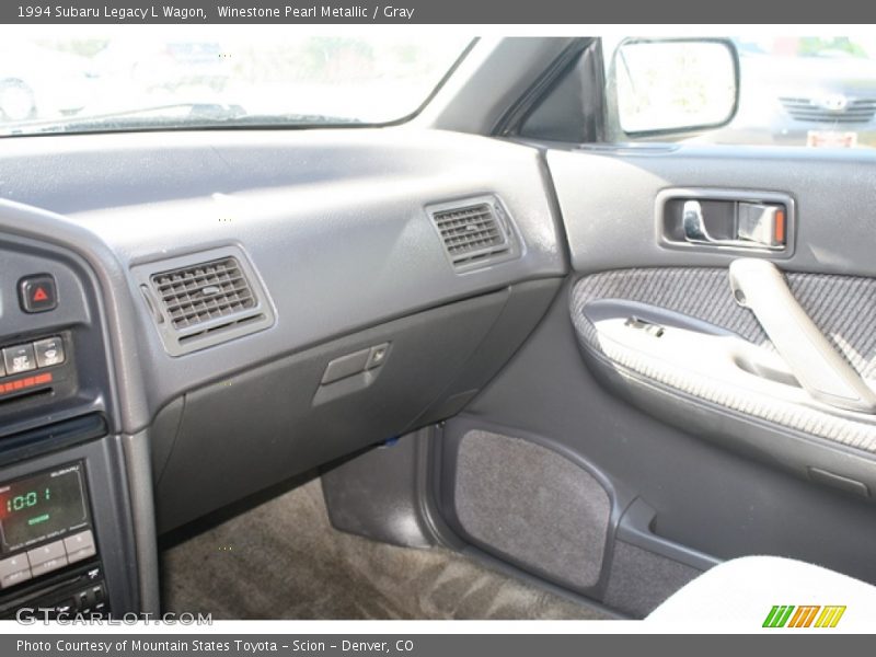 Winestone Pearl Metallic / Gray 1994 Subaru Legacy L Wagon