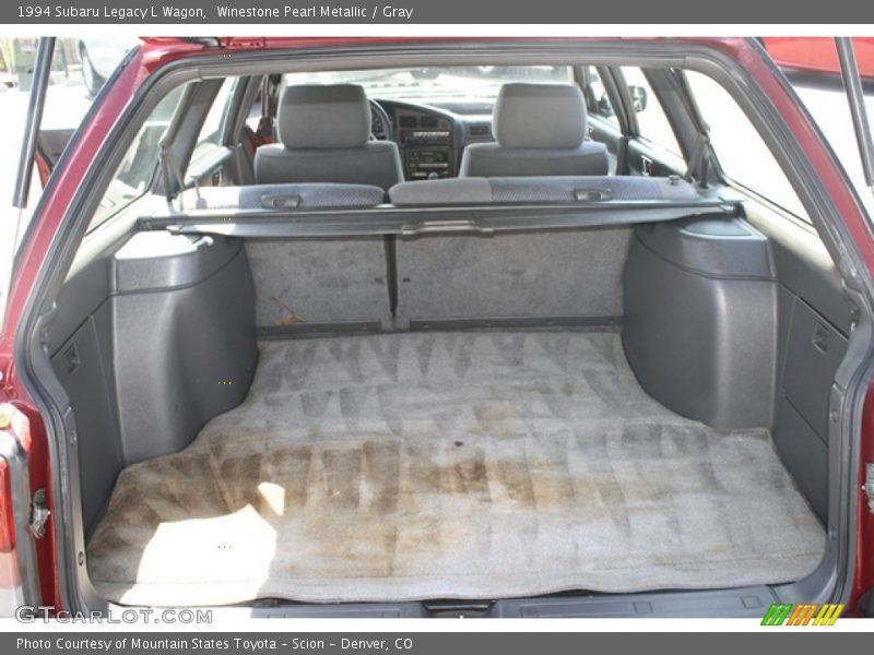Winestone Pearl Metallic / Gray 1994 Subaru Legacy L Wagon