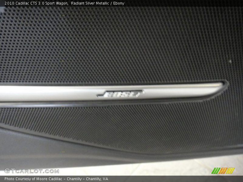 Radiant Silver Metallic / Ebony 2010 Cadillac CTS 3.0 Sport Wagon