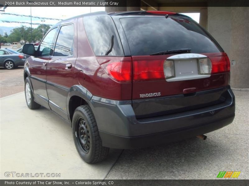 Medium Red Metallic / Light Gray 2004 Buick Rendezvous CX