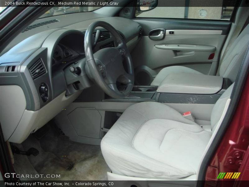Medium Red Metallic / Light Gray 2004 Buick Rendezvous CX